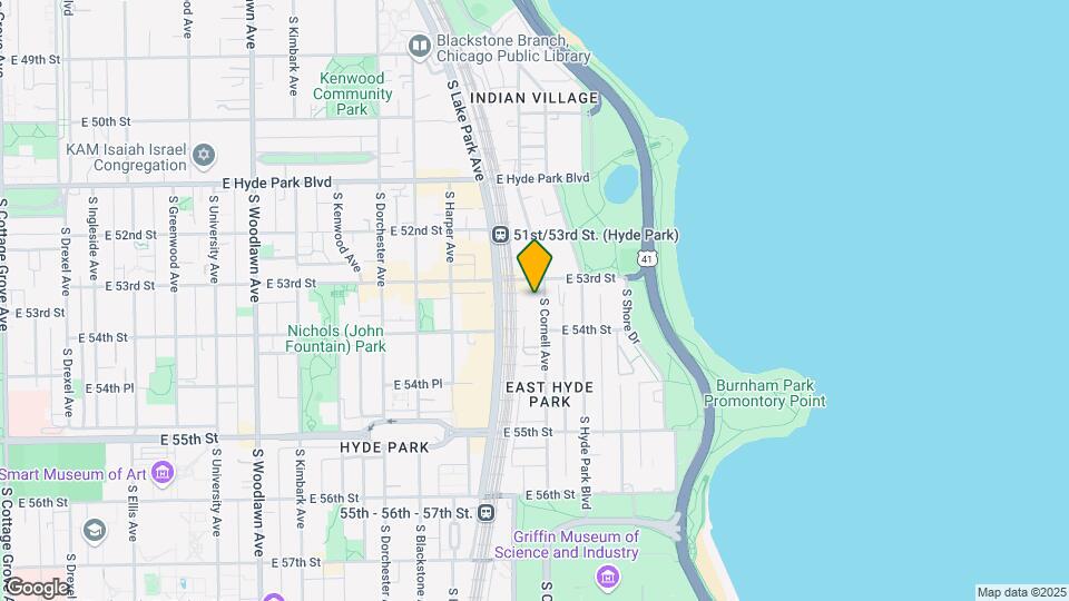 5314-5318 S Cornell Ave Map and Location Details