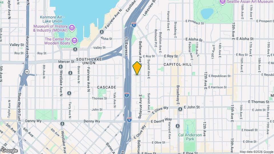 443 Bellevue Ave E Map and Location Details