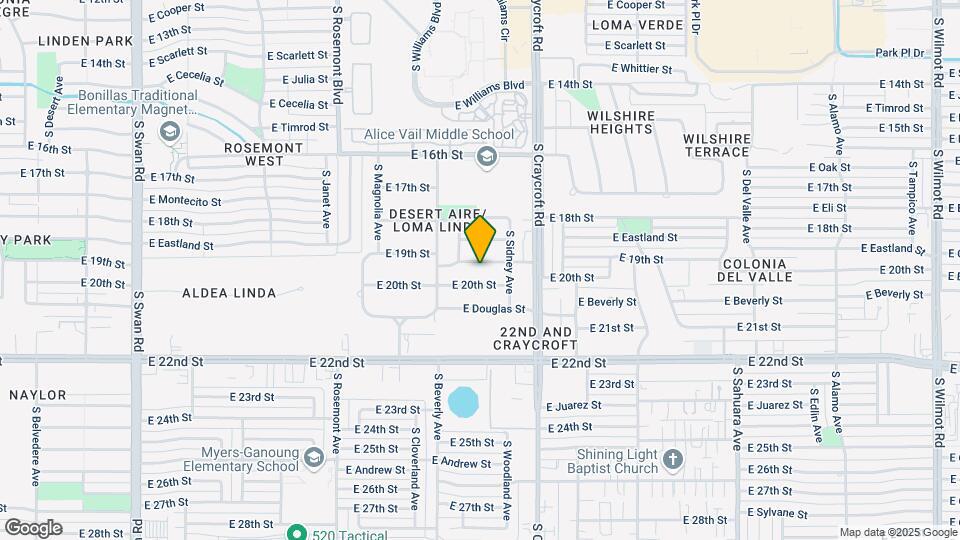 5356 E 19th St Map and Location Details