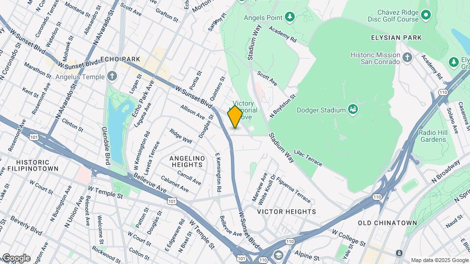 1277 Vin Scully Ave-Unit -1277 1/2 Map and Location Details