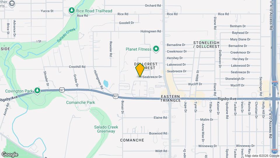 4402 Seabreeze Dr Map and Location Details