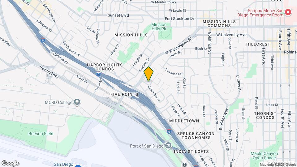 3715 Columbia St Map and Location Details