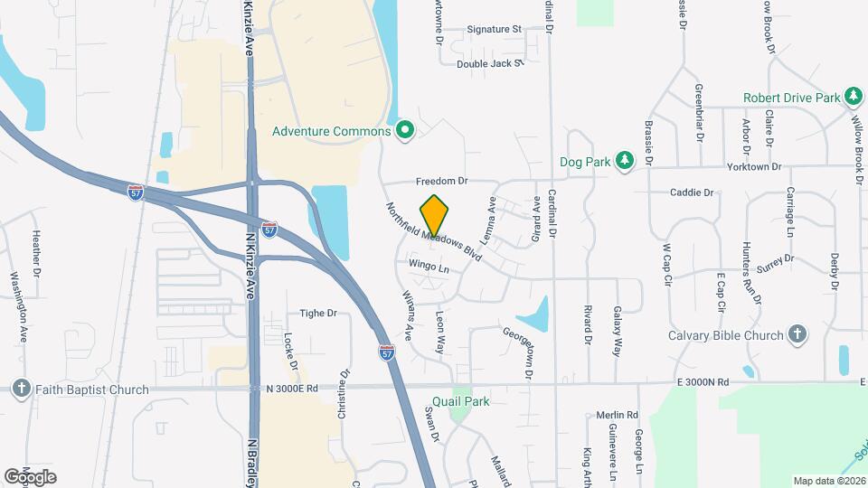1526 Northfield Meadows Blvd Map and Location Details