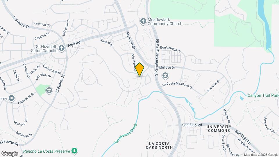 6858 Via Borregos Map and Location Details