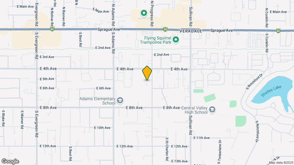 2116 N Houk Rd Map and Location Details