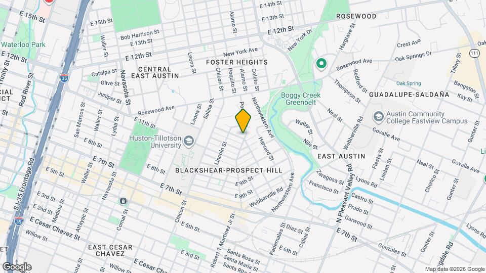 2014 Hamilton Ave Map and Location Details