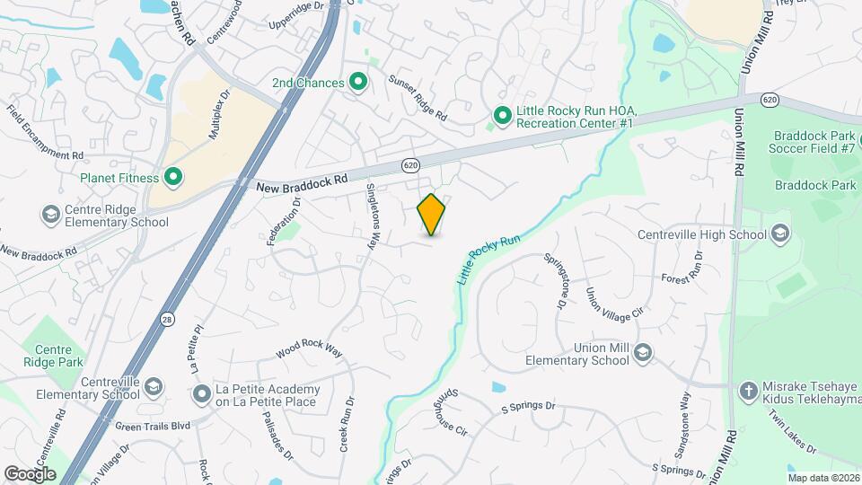 13900 Winding Ridge Ln Map and Location Details