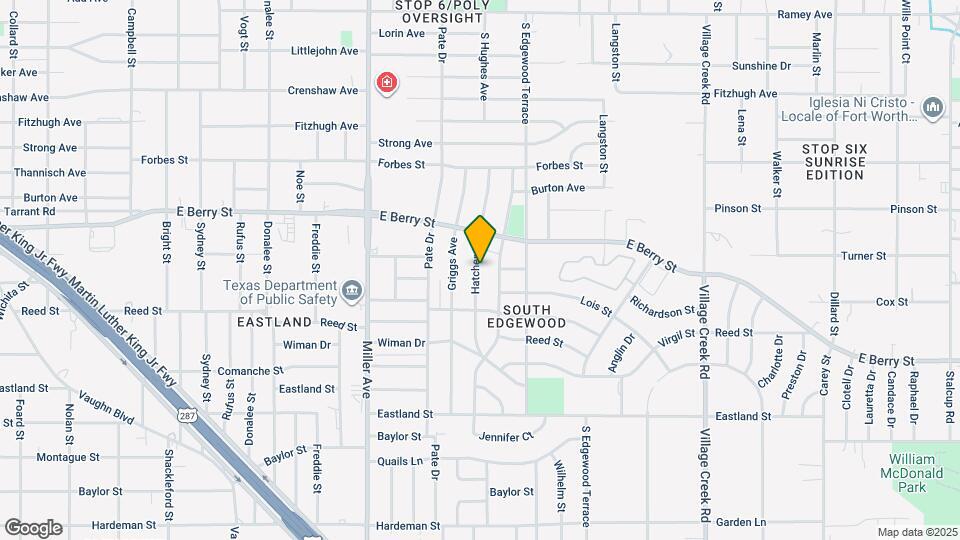 3317 Hatcher St Map and Location Details