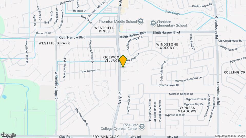 20003 Parkstone Bend Ln Map and Location Details