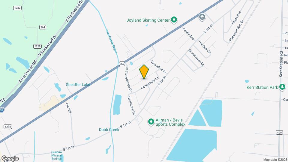 2418 Canterbury Ln Map and Location Details