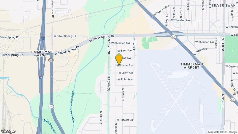 10525 W Custer Ave Mapa y Detalles de la Ubicación