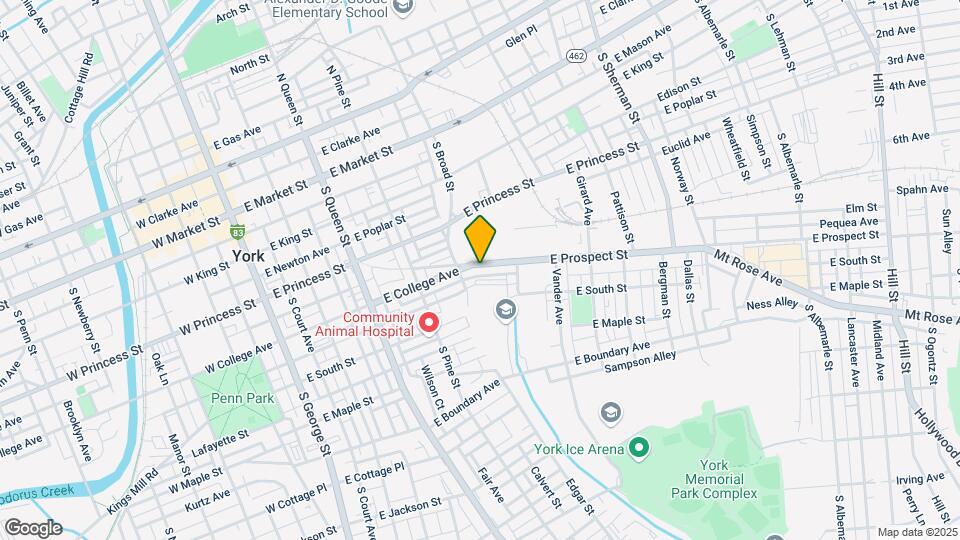 428 E Prospect St Map and Location Details