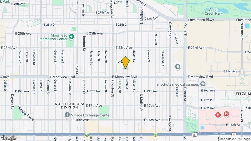 2035 Lima St Map and Location Details