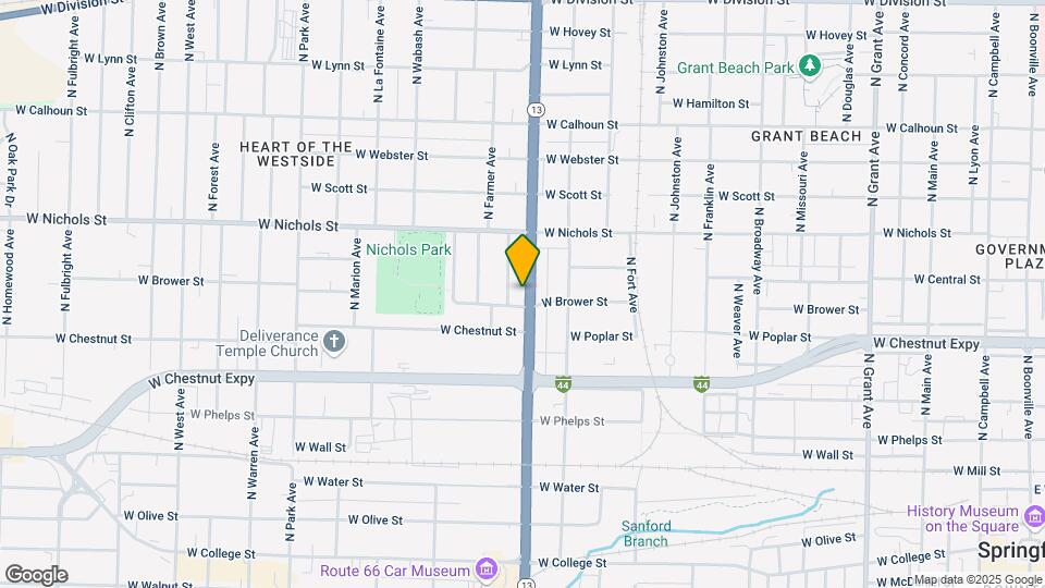 805 N Kansas Expy Map and Location Details