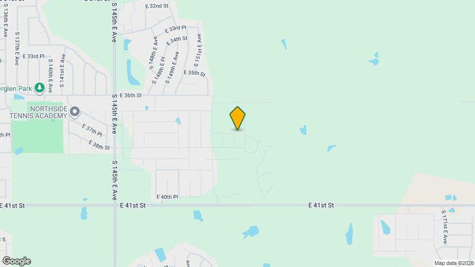 3725 S 154th E Ave Map and Location Details