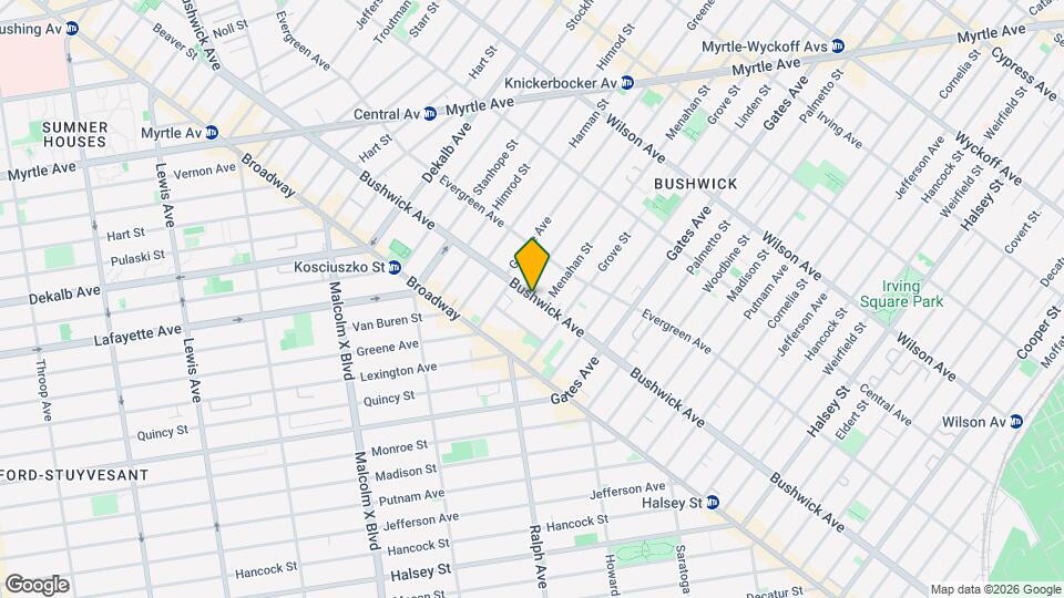 952 Bushwick Ave, Unit 4A Mapa y Detalles de la Ubicación