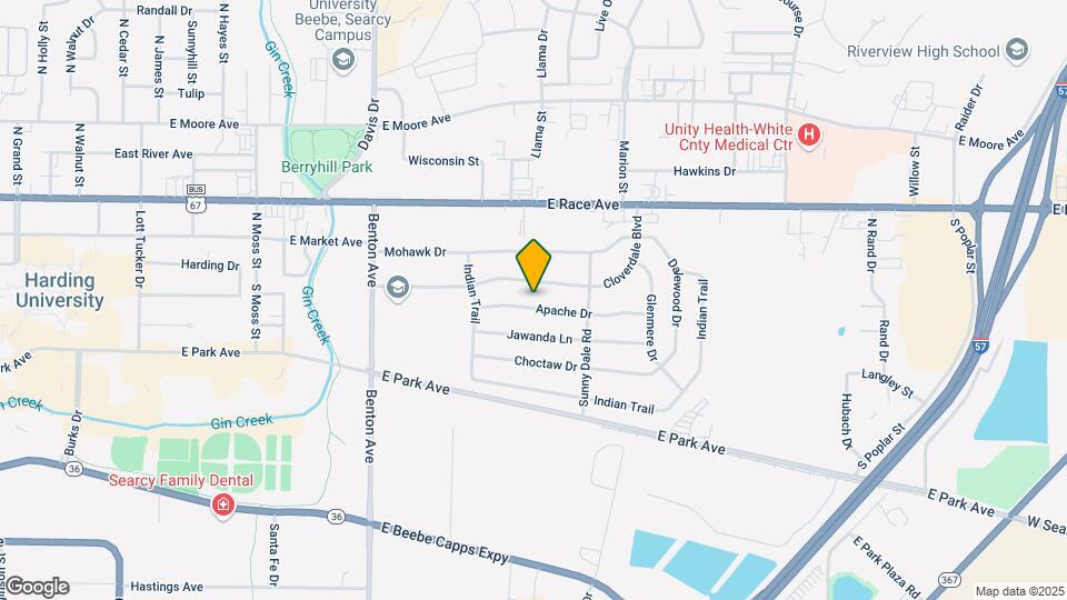 114 Apache Dr Map and Location Details