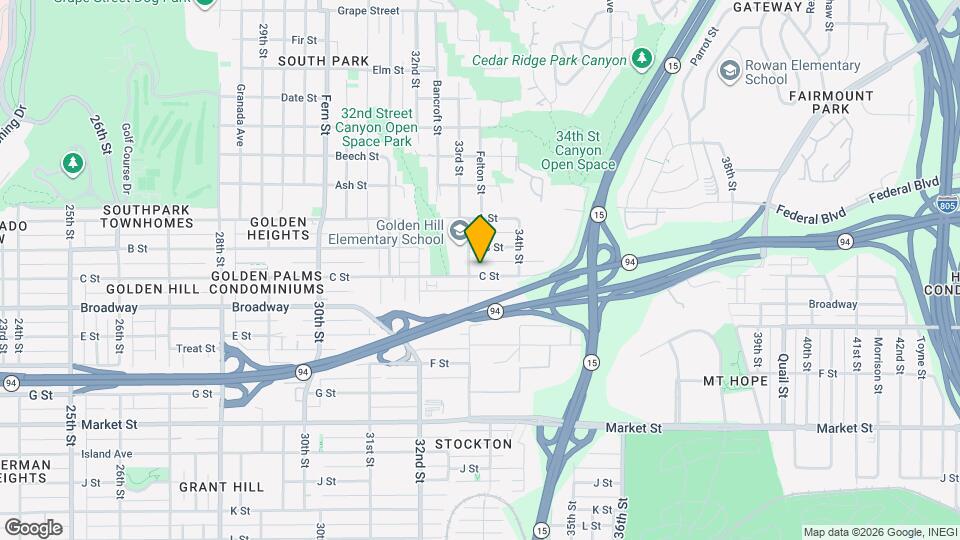 3320 C St Map and Location Details