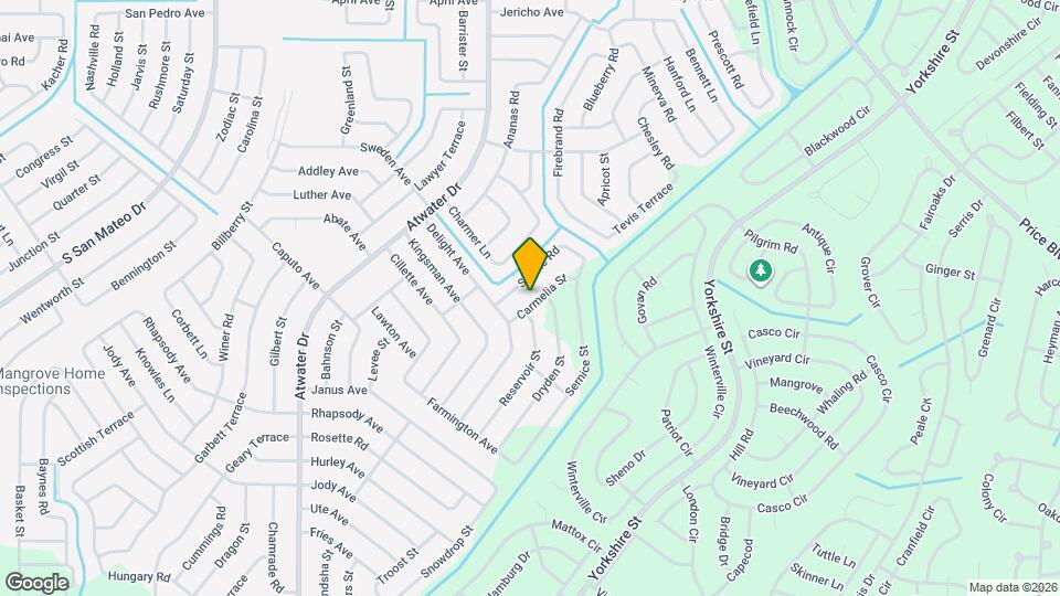 2863 Carmelia St Map and Location Details