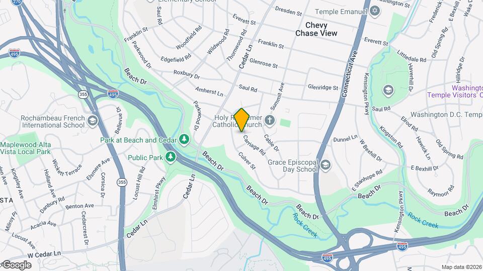 9704 Carriage Rd Map and Location Details