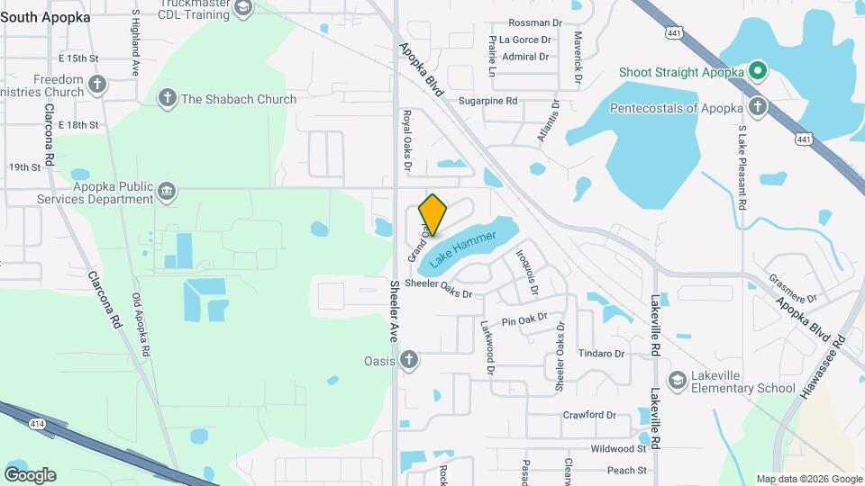 1737 Grand Oak Dr Map and Location Details