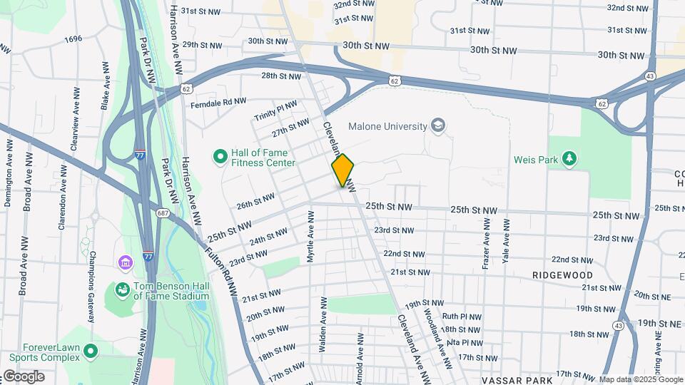 1214 Woodward Pl NW Map and Location Details