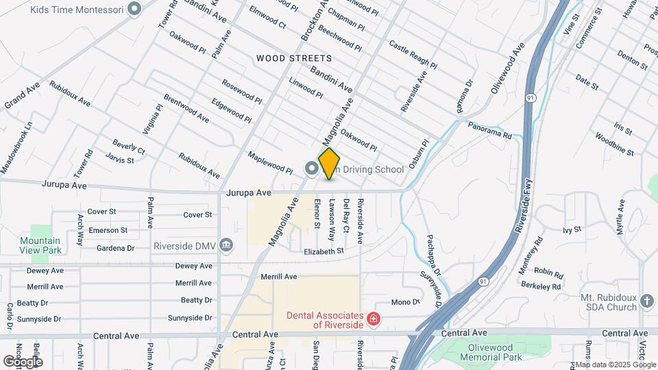 3731 Jurupa Ave Map and Location Details