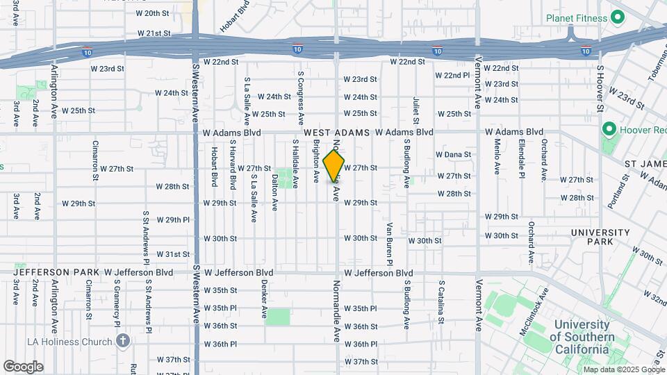2801 S Normandie Ave Map and Location Details