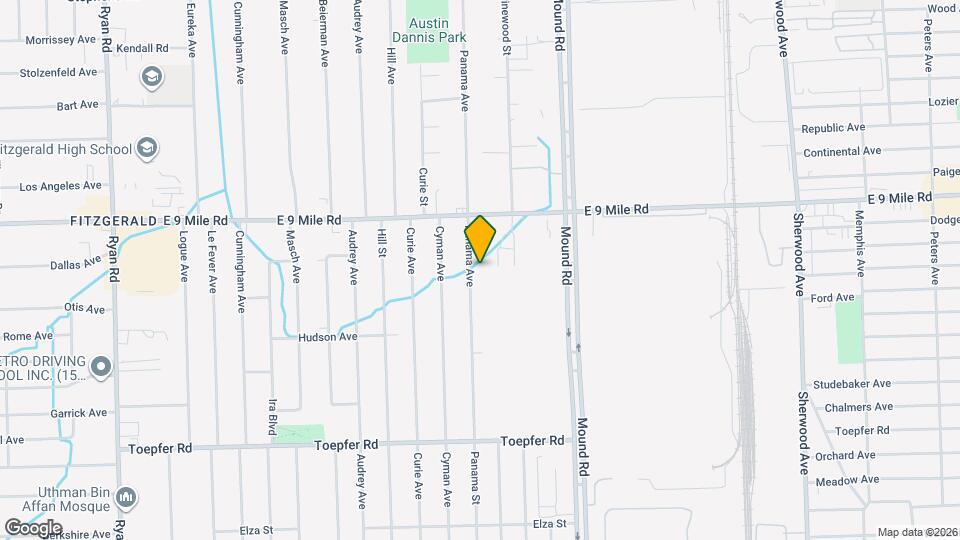 22622 Panama Ave Map and Location Details