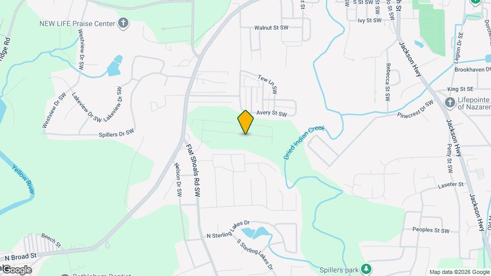 7610 Saffron Ave Map and Location Details