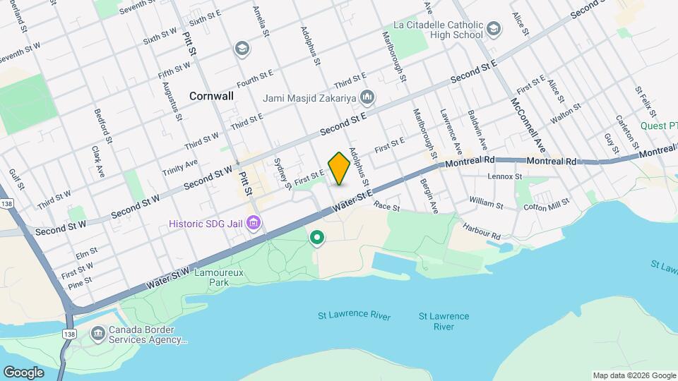 229 Water St E Map and Location Details