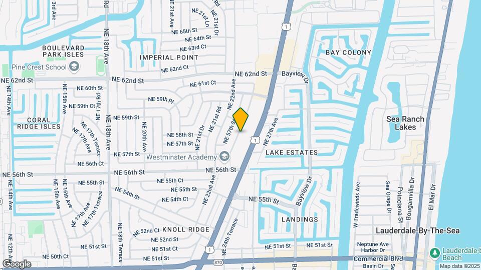 5800 NE 22nd Way, Unit 523 Mapa y Detalles de la Ubicación