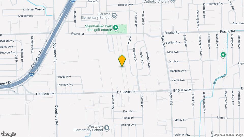 25406 Nuway Ave Map and Location Details