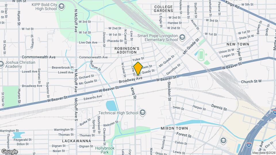 2121 Broadway Ave Mapa y Detalles de la Ubicación