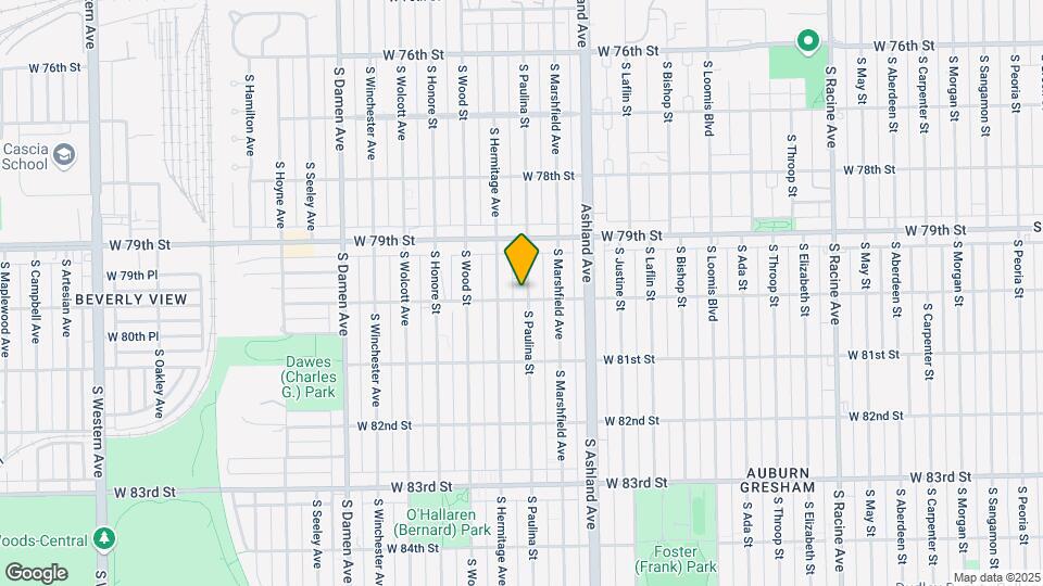 7954 S Paulina St Mapa y Detalles de la Ubicación