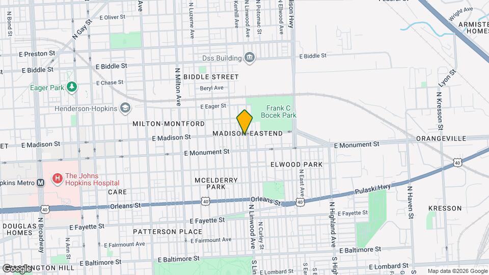 2821 E Madison St Map and Location Details