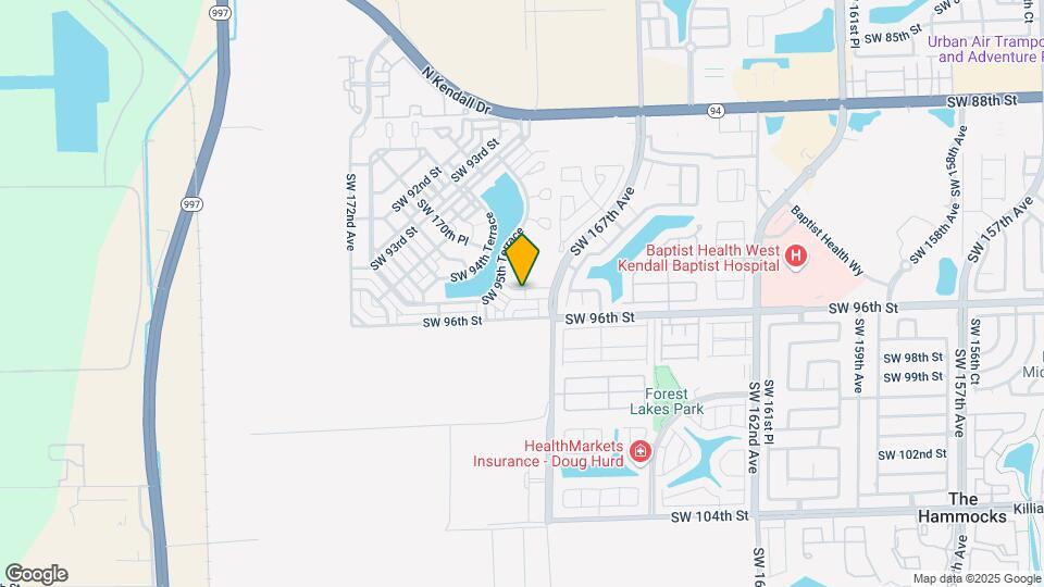 16769 SW 95th St Map and Location Details