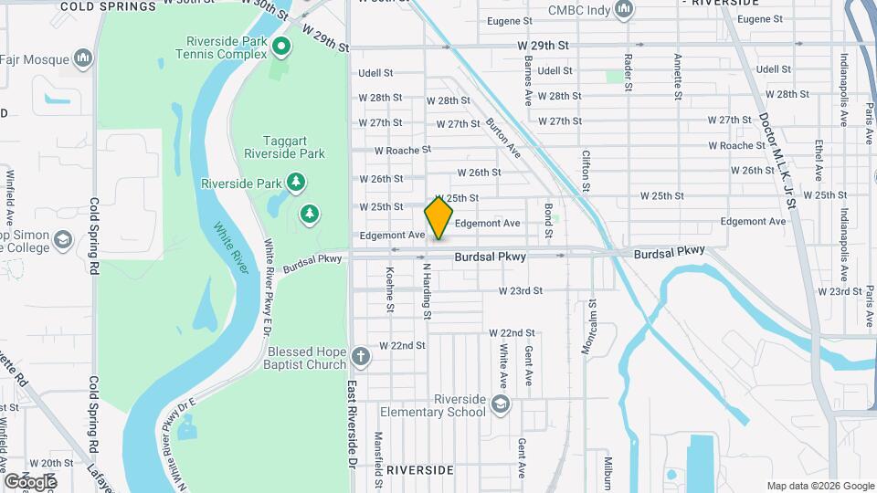 1346 Burdsal Pkwy Map and Location Details