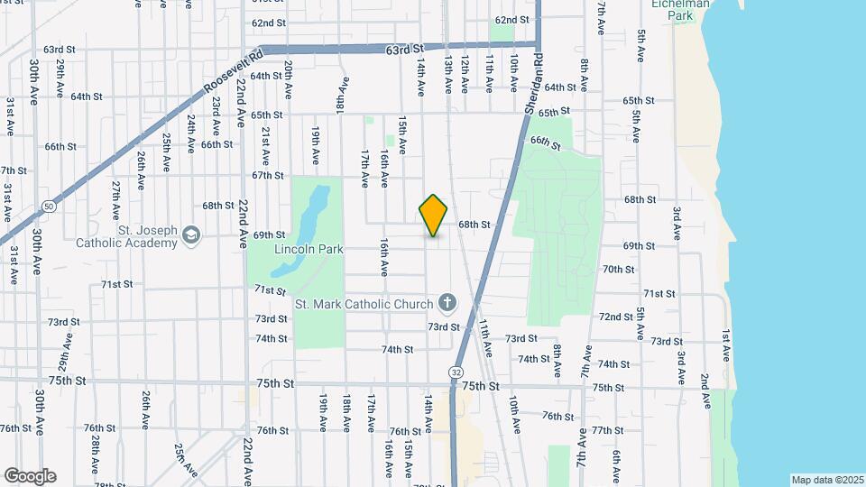 6821 14th Ave Mapa y Detalles de la Ubicación
