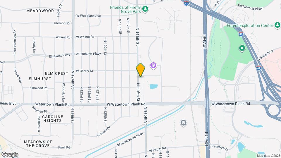 1336 N 116th St Map and Location Details