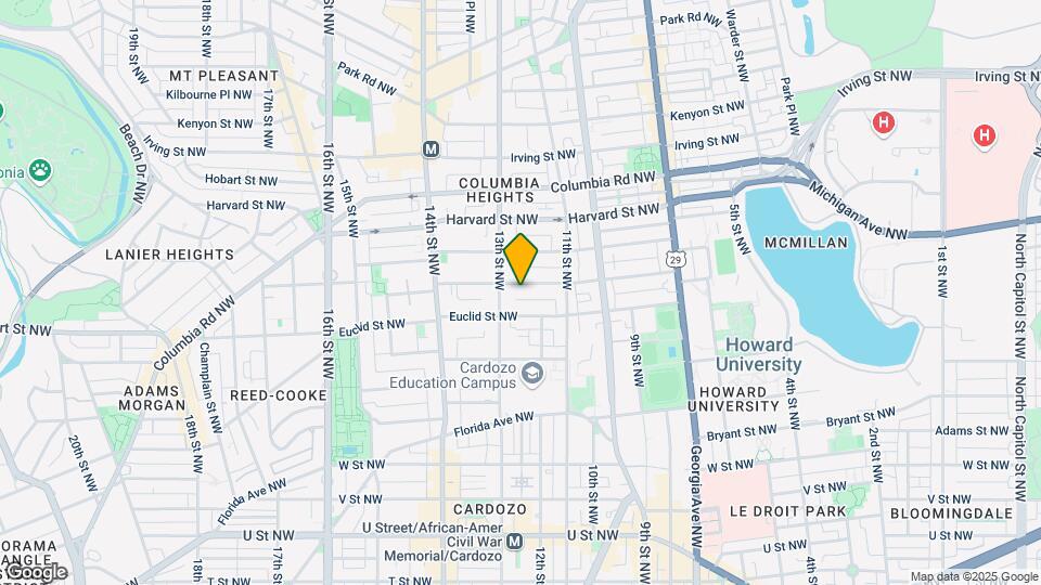 1228 Fairmont St NW Map and Location Details