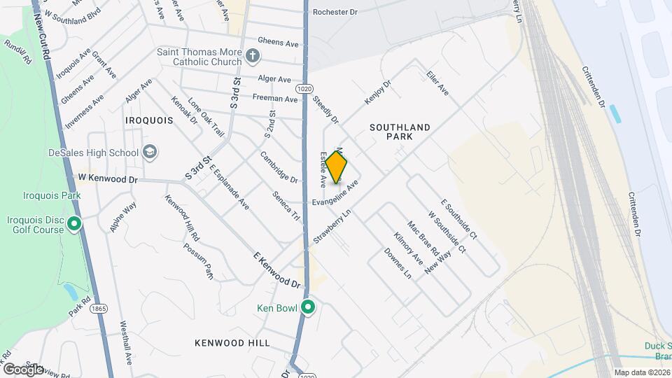 6604 Miles Ave Map and Location Details