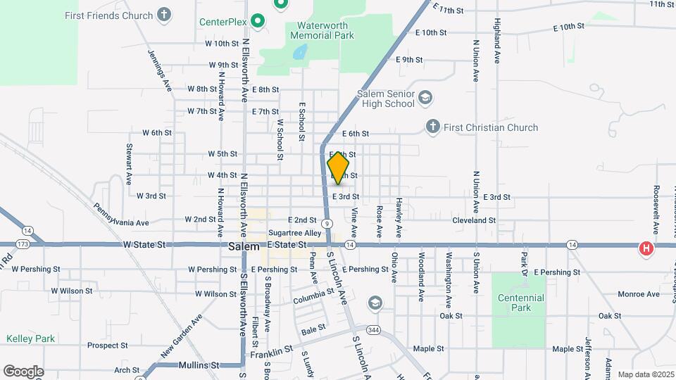 744 E 3rd St Map and Location Details