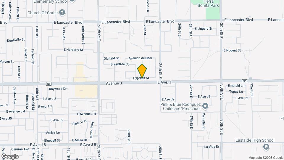 2252 Cypress St Map and Location Details