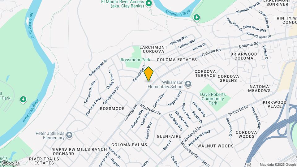 Rancho Cordova Apartments Map and Location Details