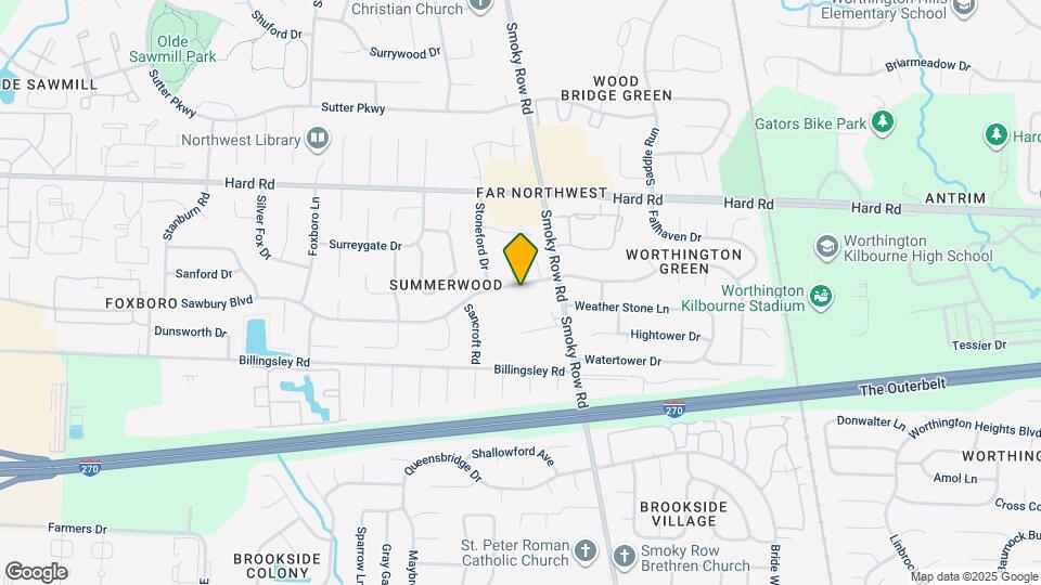 1941 Sawbury Blvd Map and Location Details