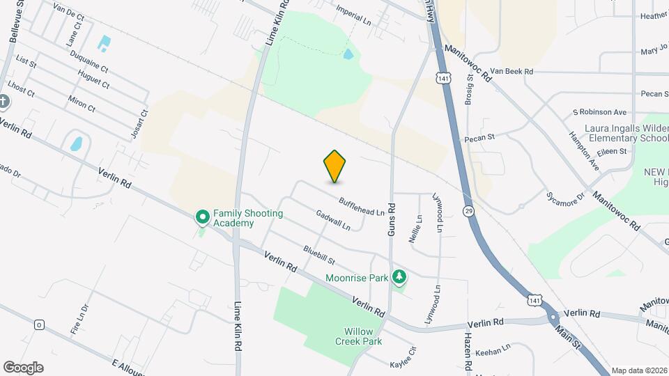 2113 Bufflehead Ln Map and Location Details