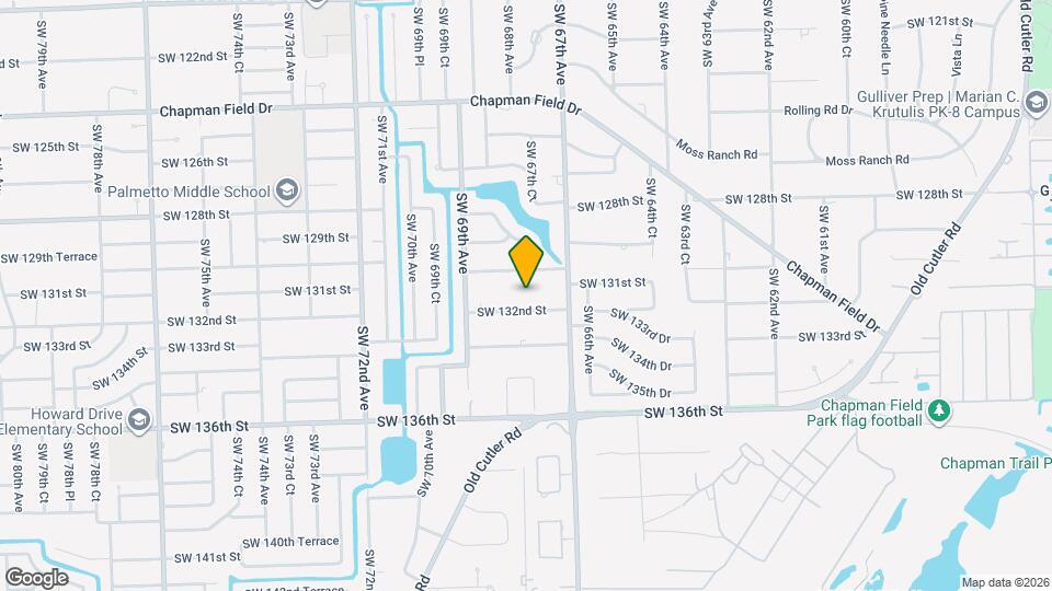 6745 SW 132nd St Map and Location Details