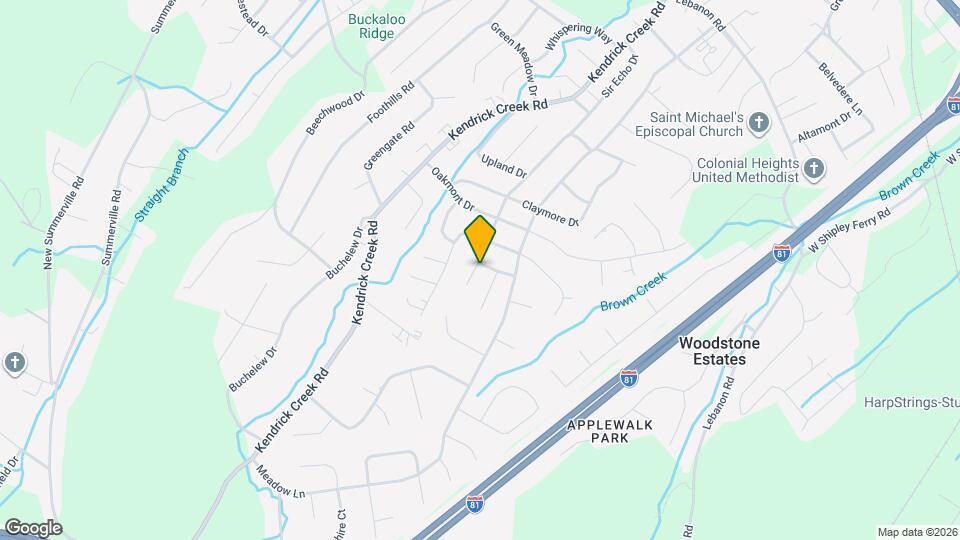 300 Cory Way Map and Location Details