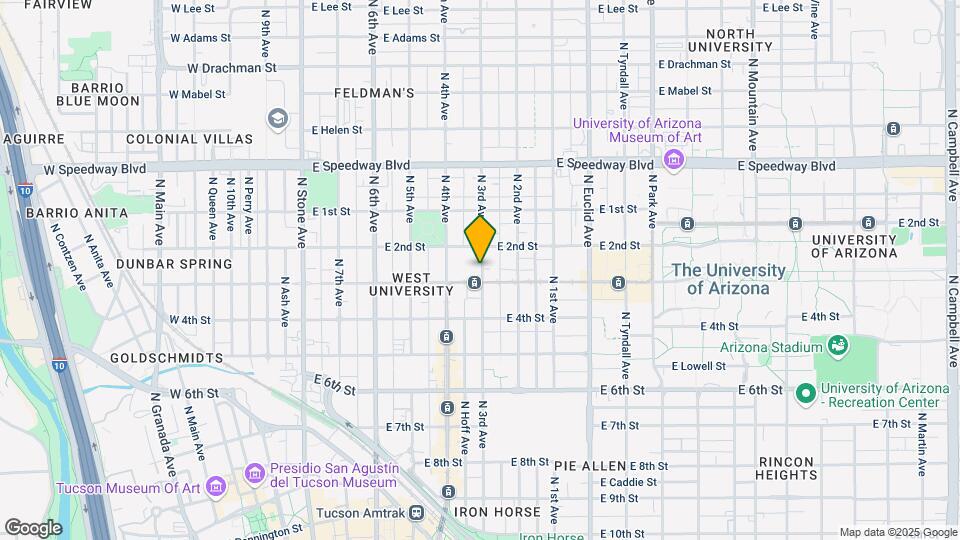 829 N 3rd Ave Map and Location Details
